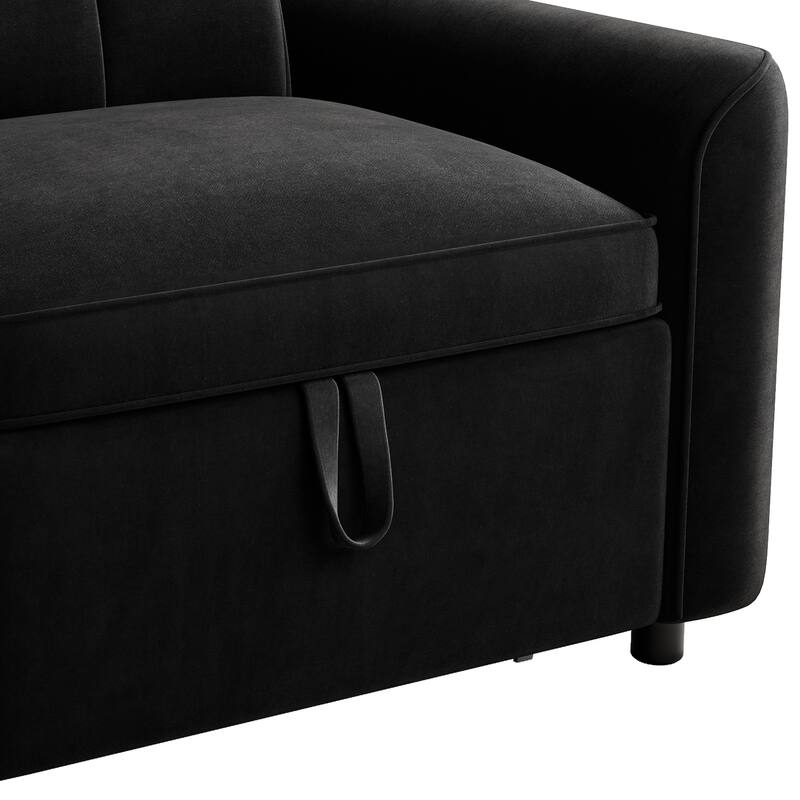 Moasis 3-in-1 Adjustable Sleeper Sofa Bed, Pull Out Chair Sofa for Living Room