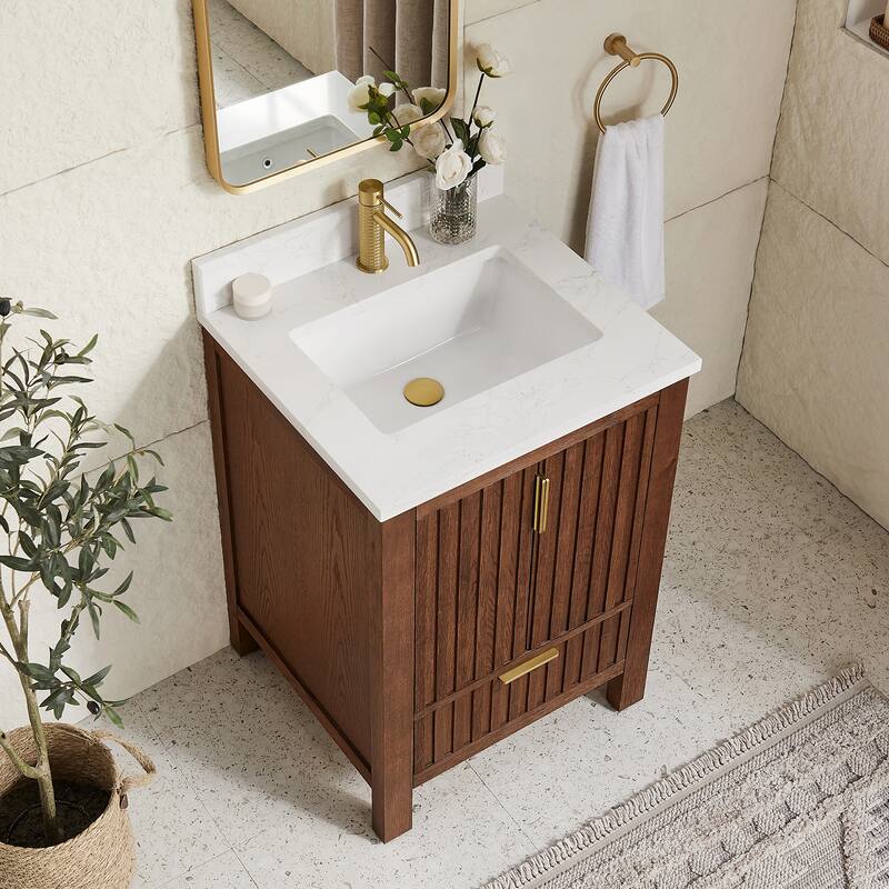 Shenzhen Bath Vanity with Composite Stone Top without Mirror