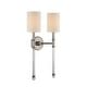 preview thumbnail 13 of 11, Savoy House Fremont 2 Light Wall Sconce Satin Nickel
