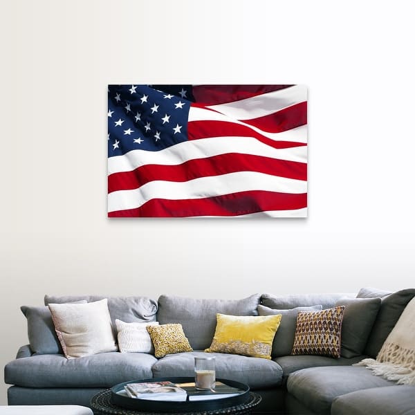 Shop American Flag Canvas Wall Art Overstock 25896150