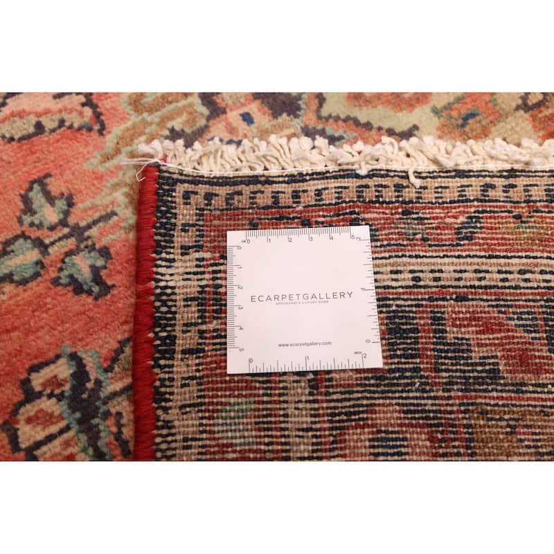 ECARPETGALLERY Hand-knotted Andelz Red Wool Rug - 3'5 x 8'10