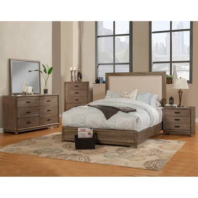 1548APB Antique Grey Classic 6 Drawer Dresser