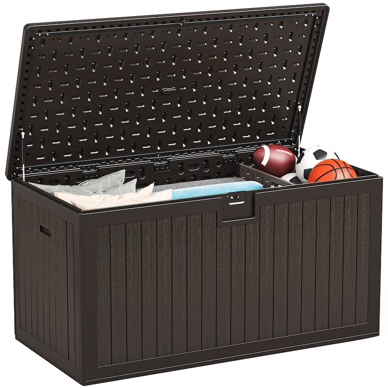 180-230 Gallon Outdoor Storage Waterproof Deck Box