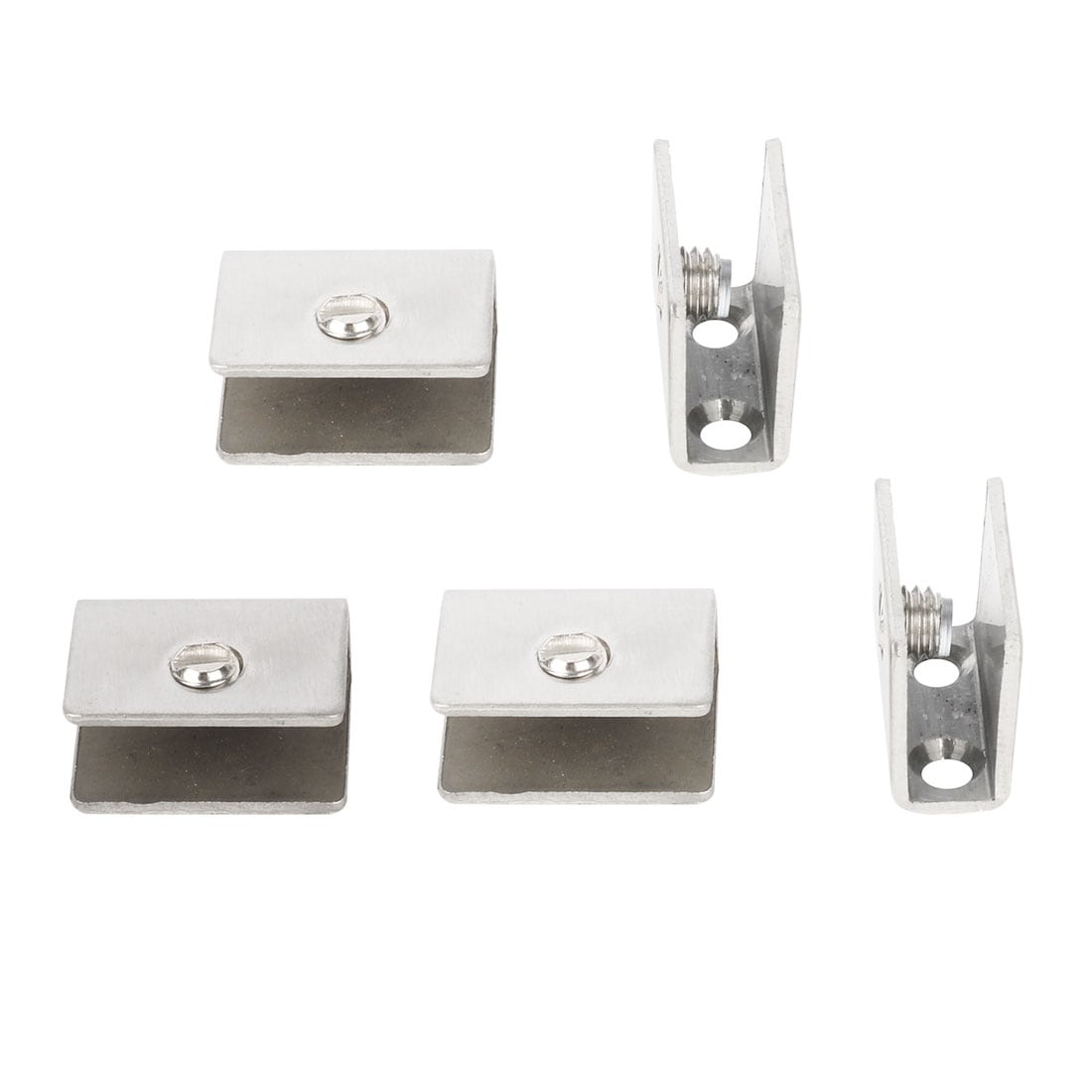 Stainless Steel 11mm Thick Glass Shelf Clip Clamp Support Bracket Holder