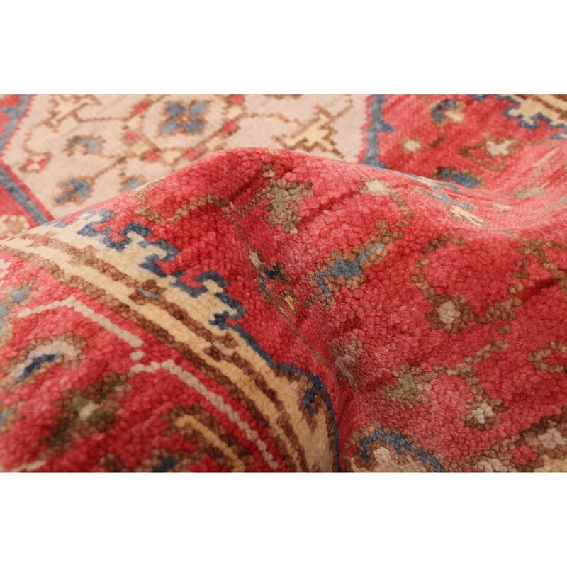 ECARPETGALLERY Hand-knotted Jules Serapi Red Wool Rug - 2'6 x 7'11