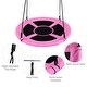 preview thumbnail 52 of 55, Goplus 40" Flying Saucer Tree Swing Indoor Outdoor Play Set Kids - See Details
