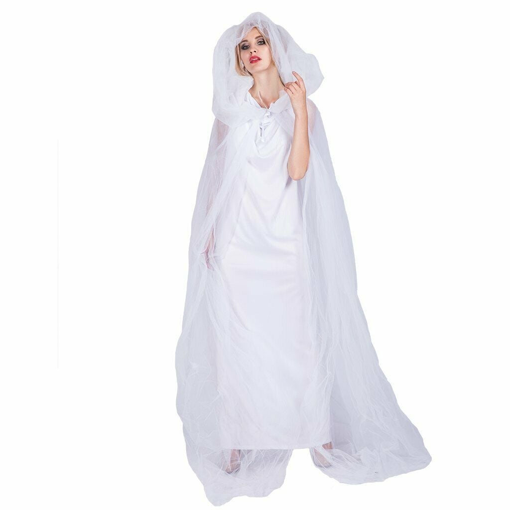 white ghost dress