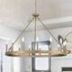 Acroma 15 Light 40 In Modern Farmhouse Wagon Wheel Chandelier-UL