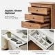 preview thumbnail 18 of 51, Muriel Farmhouse 3 Drawers Nightstand with Built-In Outlets by HULALA HOME