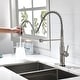 preview thumbnail 6 of 19, Spring Kitchen Faucet, Single Level Handle and Pull Down Sprayer