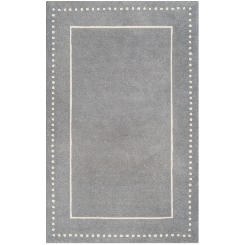 SAFAVIEH Handmade Bella Alverta Dotted Border Wool Rug