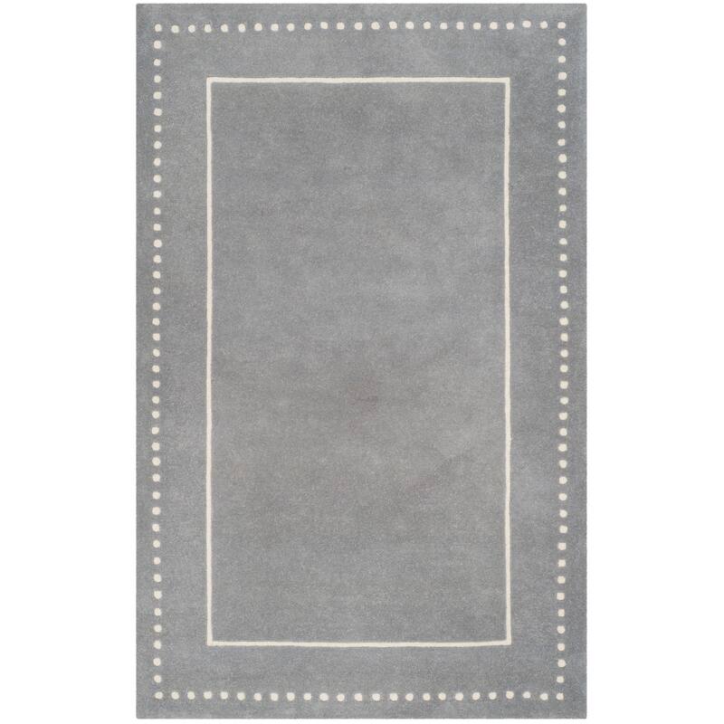 SAFAVIEH Handmade Bella Alverta Dotted Border Wool Rug