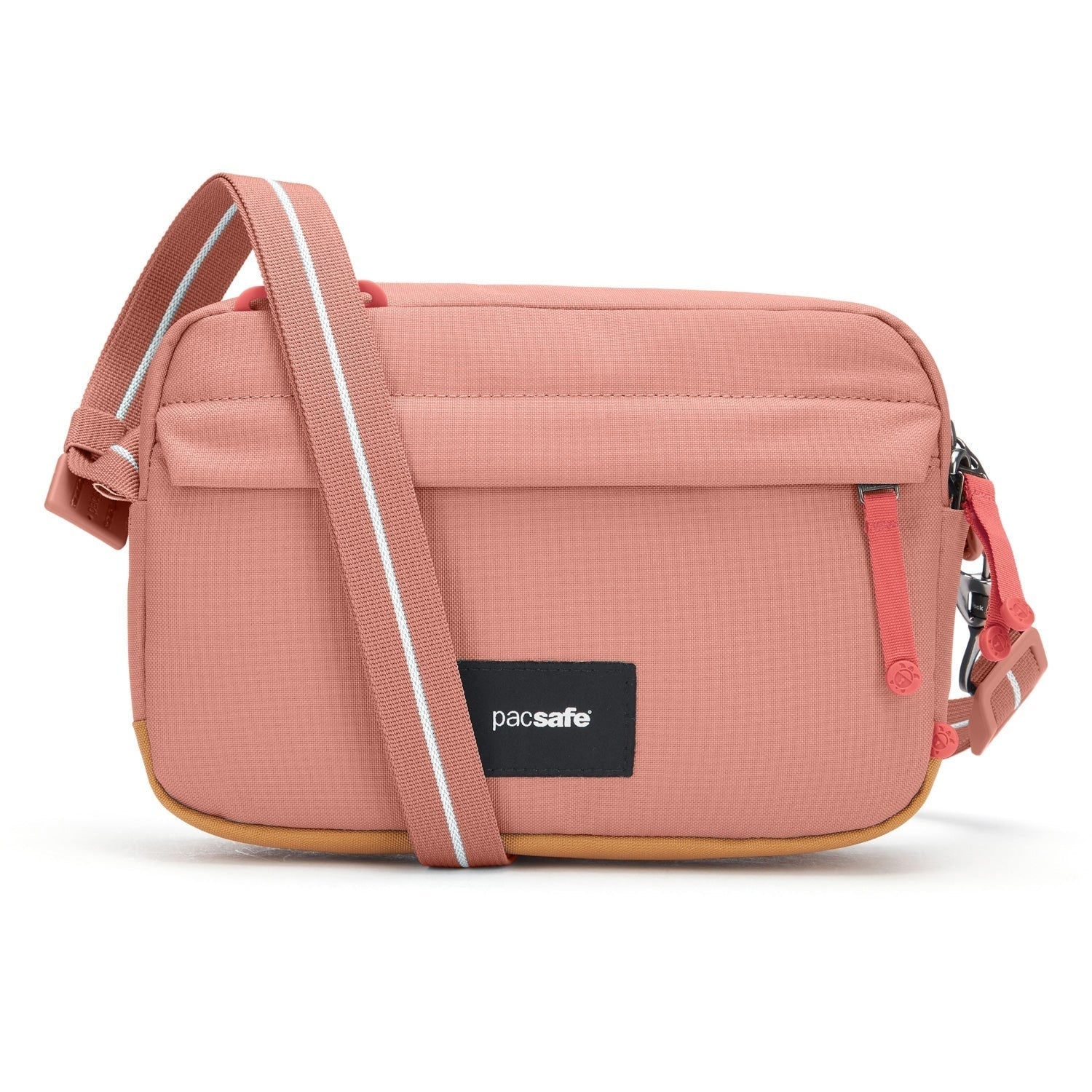 Pacsafe Unisex GO Anti-Theft Crossbody Bag with Adjustable Strap, Rose
