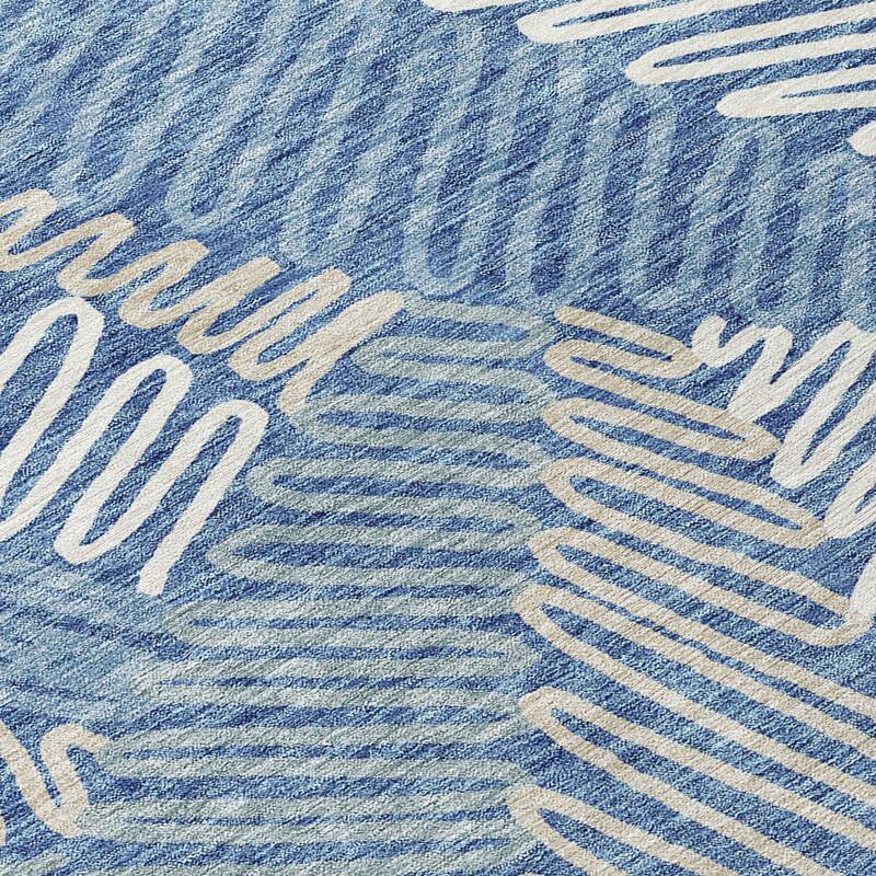 HomeRoots Floral Transitional Rectangle Outdoor Rug