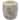 White Gold Marbled Candle Jar 11 Oz Ceramic Floral Aria Home