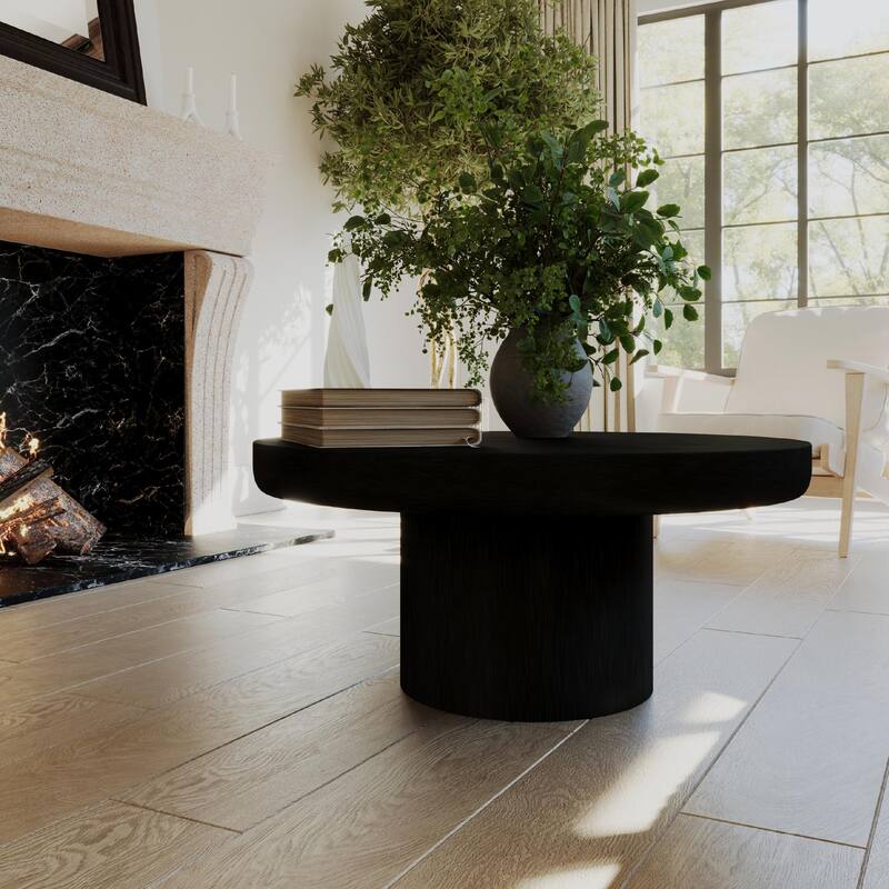 Maven Lane Owen Rustic Wooden Coffee Table