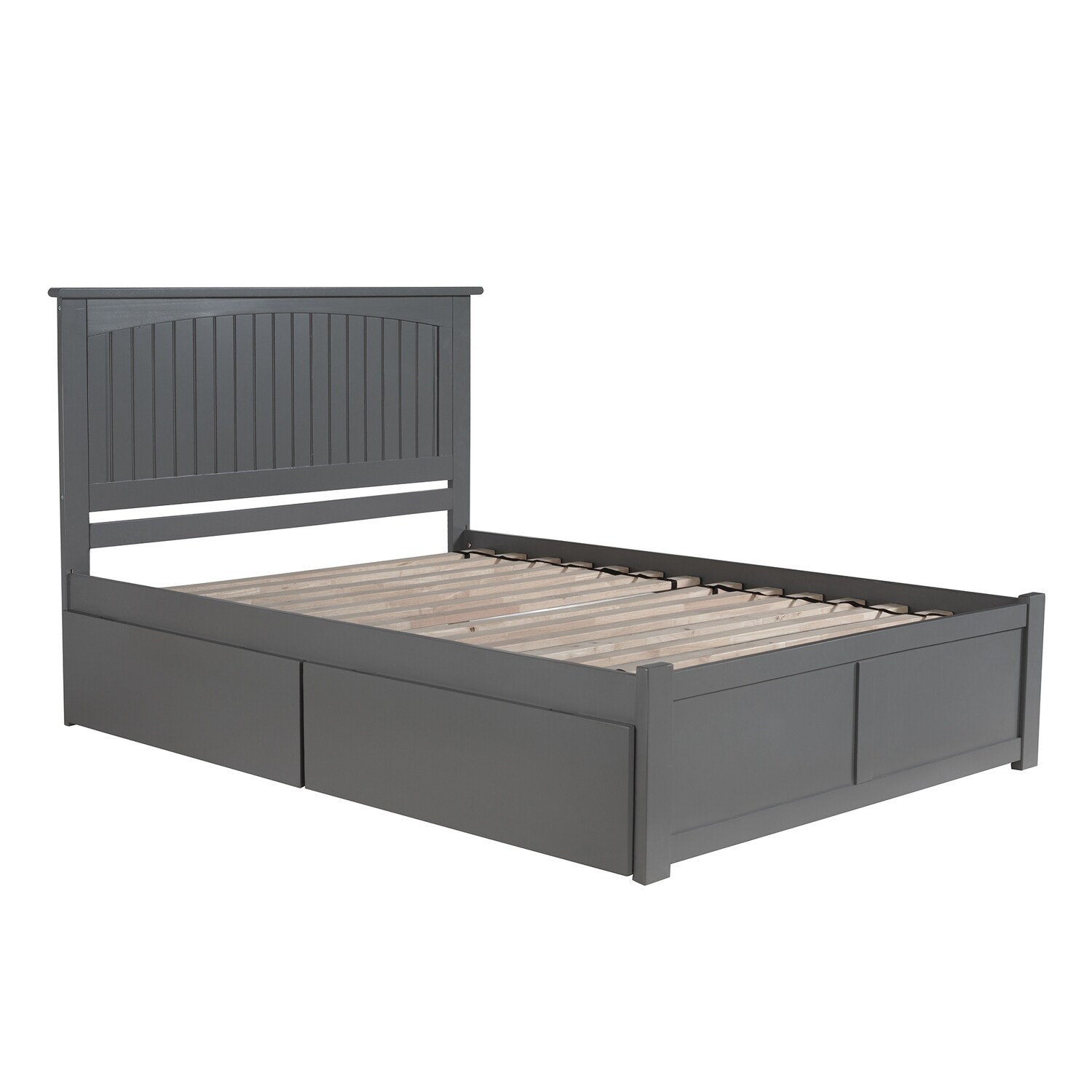 Mountain Platform Bed - Storage Footboard & Turbo Charger - Modern Bedroom Furniture