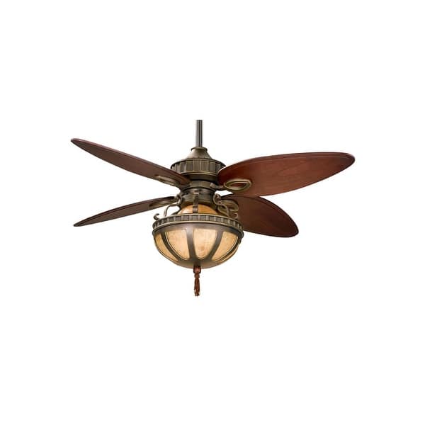 Shop Fanimation Bayhill Lb230 Lauren Brooks 56 4 Blade Ceiling Fan Light Kit And Venetian Bronze Overstock 22064015
