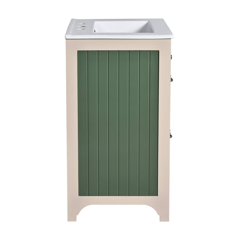 24" Bathroom Vanity Cabinet Set with 2 Drawers