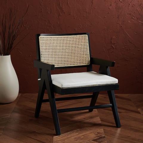 SAFAVIEH Couture Colette Rattan Accent Chair - 22 in. W x 26 in. D x 31 in. H