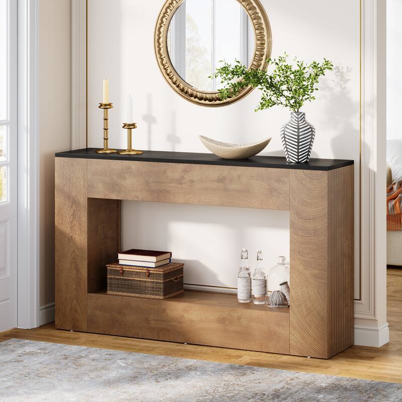 55-Inch Console Table with Storage