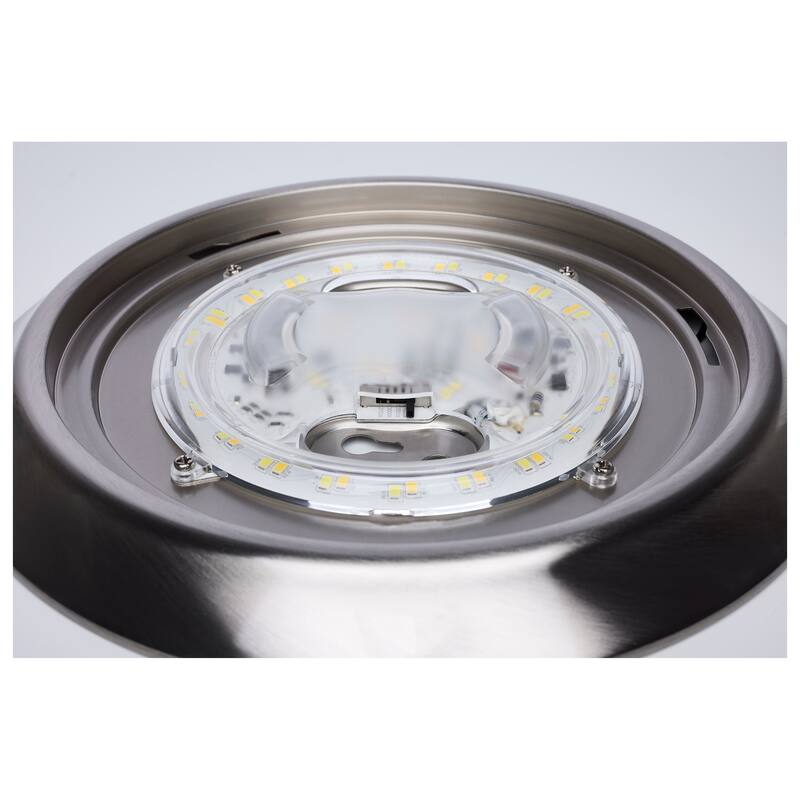 10 Inch LED Disk Light 27K/3K/35K/4K/5K CCT Selectable Brushed Nickel - Brushed Nickel