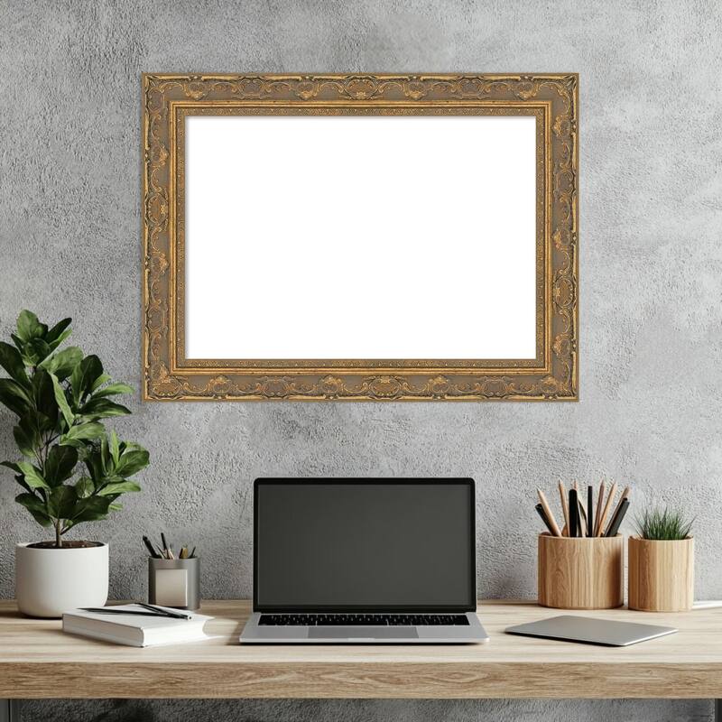 Filigree Framed Dry Erase Magnetic Board