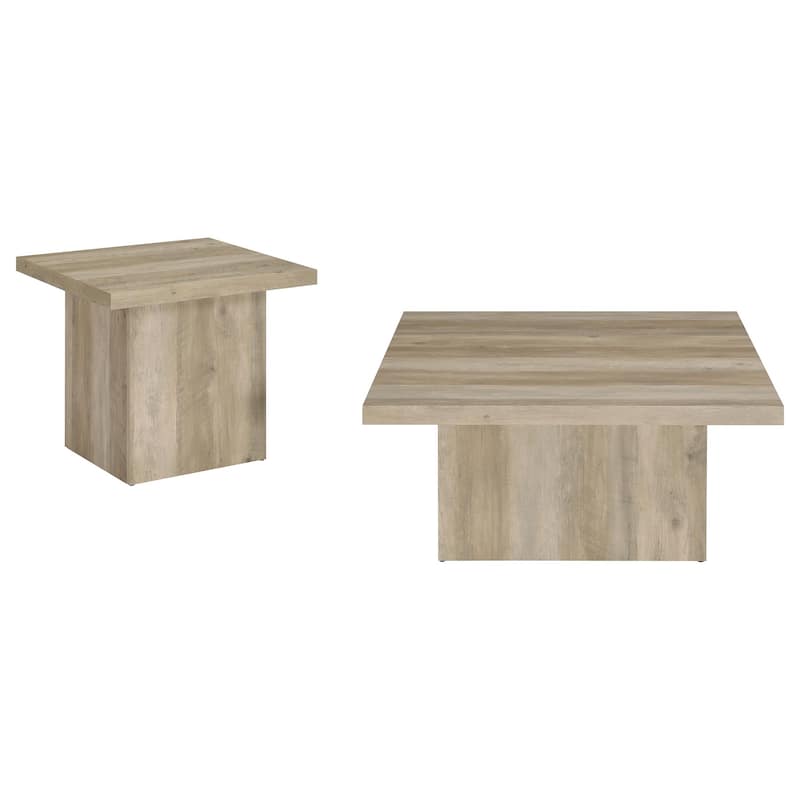 Devar Square Coffee And End Table Set