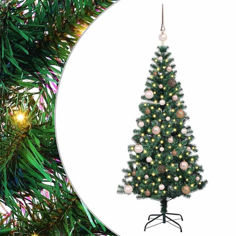 vidaXL Christmas Tree with Decorative String Lights