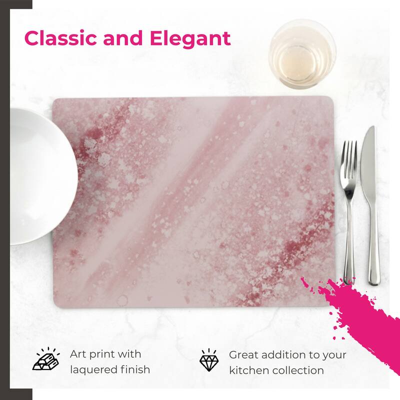 Portmeirion Minerals Rose Quartz Placemats, Set of 4