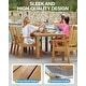 preview thumbnail 4 of 36, WINSOON 12-Piece HIPS All Weather Outdoor Patio Dining Sets with Umbrella Hole& Aluminum Frame,2-Table 10-Chairs