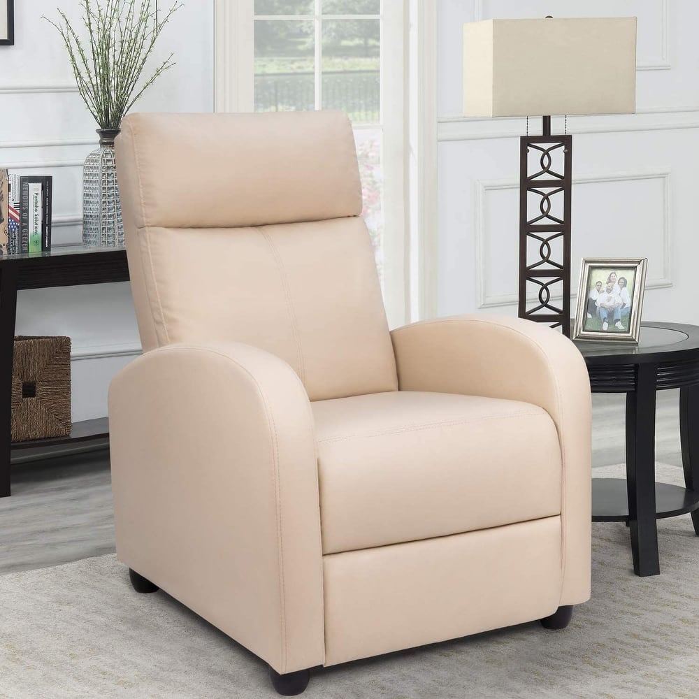 Homall Recliner Chair PU Leather Single Living Room Sofa Recliner