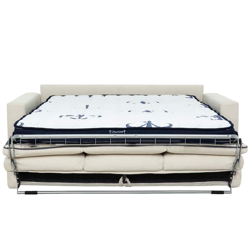 Stearns & Foster® Paolo 82 in. Queen Pull-Out Sofa Bed with 5 in. Memory Foam Mattress