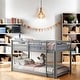 preview thumbnail 1 of 22, Wood Floor Bunk Bed, Twin Over Twin, Loft Bed, Wood Bed Grey