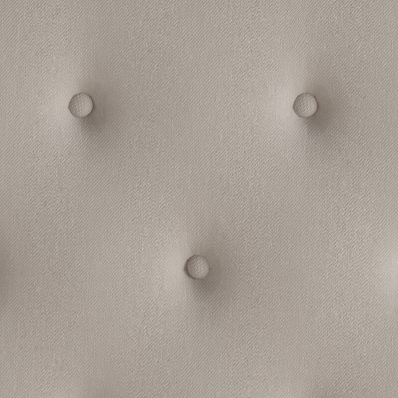 Panel Tufted Upholstered Platform Bed