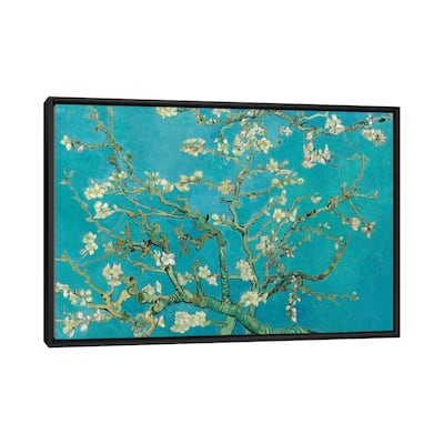 iCanvas "Almond Blossom, 1890" by Vincent van Gogh Framed Canvas Print