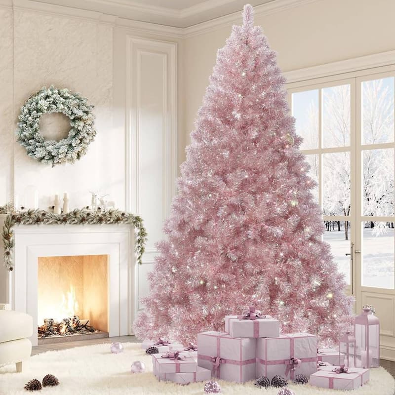 Rose Gold Artificial Christmas Tree for Home, Office Decoration - N/A - 7.5 Foot