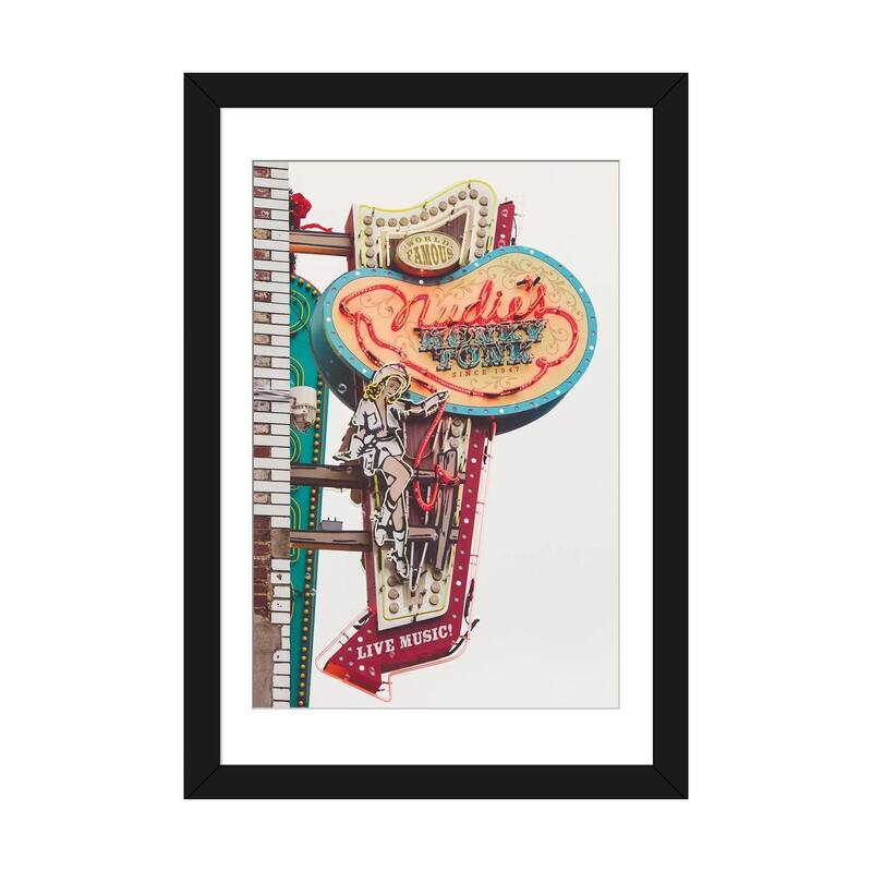 iCanvas "Nashville Neon Iii" by Ann Hudec PFA