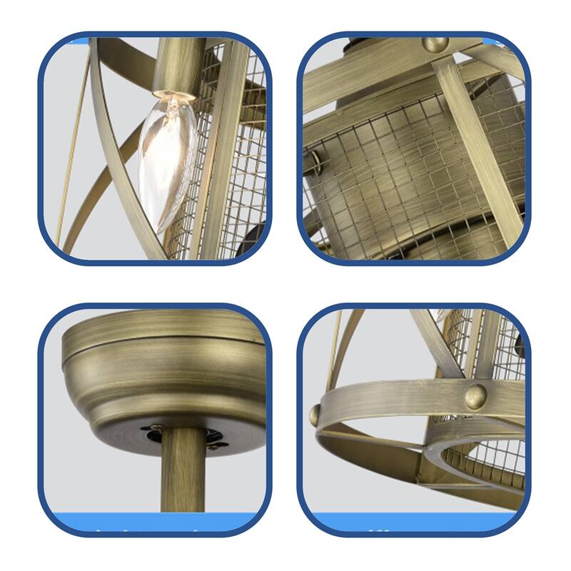 Small Size Decorate Ceiling Fan Light