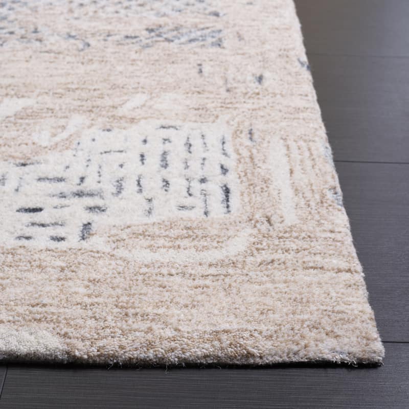 SAFAVIEH Handmade Harvest Dylis Modern Contemporary Wool Rug