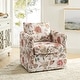 preview thumbnail 46 of 51, HULALA HOME Erkenbald Modern Slipcovered Swivel Chair with Reversible Cushion and Washable Cover