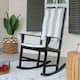 Cambridge Casual Alston Porch Rocking Chair - Black/With Cushion