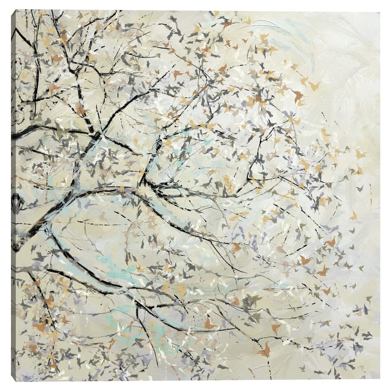 Changing Seasons Gold by Studio Arts Canvas Art Print
