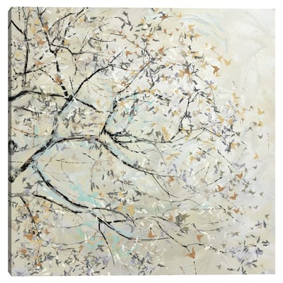 Changing Seasons Gold by Studio Arts Canvas Art Print