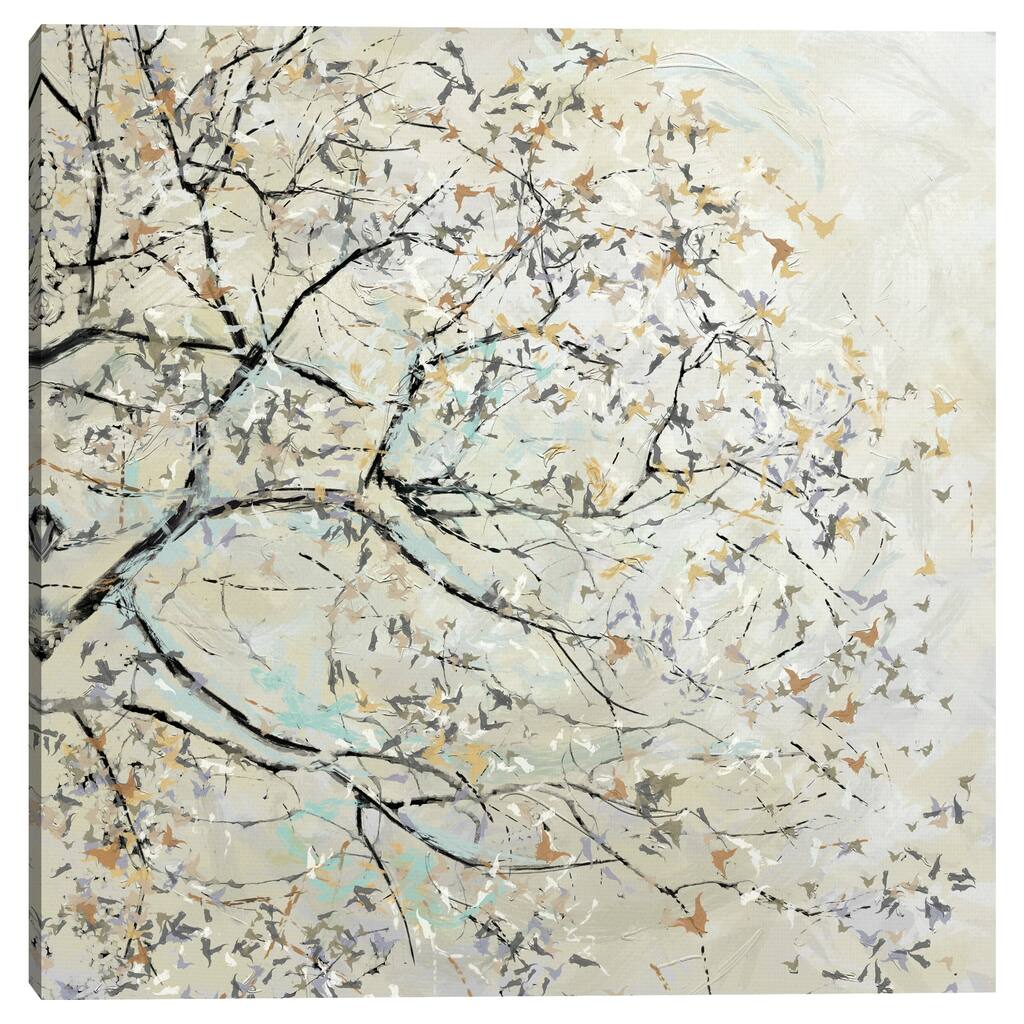 Changing Seasons Gold by Studio Arts Canvas Art Print