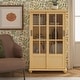 preview thumbnail 3 of 31, Avenue Greene Abbeywood Bookcase with Sliding Glass Doors