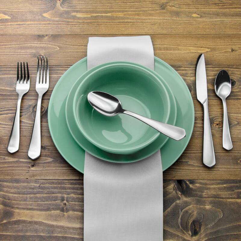 Kitchinox Penthouse Mirror Stainless Steel Flatware Set Bed Bath