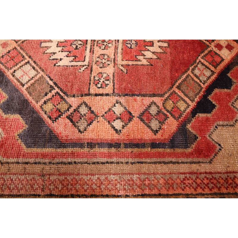 ECARPETGALLERY Hand-knotted Konya Anatolian Light Brown Wool Rug - 3'3 x 9'10