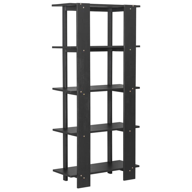 Christopher Knight Home - Ellie 4-Tier 70"H Acacia Wood Open Bookcase