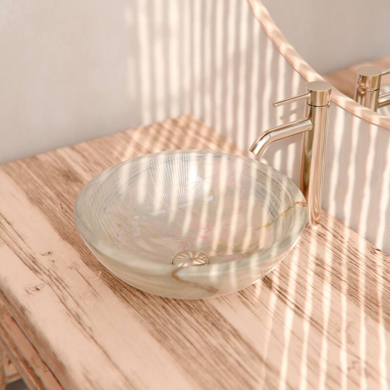 Novatto UPD-BN Umbrella Drain Less Overflow in Brushed Nickel